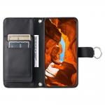Carcasa din piele sintetica cu Stand si Shoulder Strap compatibila cu Samsung Galaxy A37 5G, Negru 3 - lerato.ro