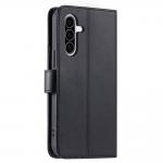 Carcasa din piele sintetica cu Stand si Shoulder Strap compatibila cu Samsung Galaxy A37 5G, Negru 13 - lerato.ro