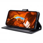 Carcasa din piele sintetica cu Stand si Shoulder Strap compatibila cu Samsung Galaxy A37 5G, Negru 5 - lerato.ro