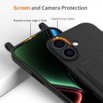 Carcasa cu Card Holder si Crossbody Lanyard compatibila cu iPhone 17, Negru 6 - lerato.ro