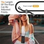 Carcasa cu Card Holder si Crossbody Lanyard compatibila cu Samsung Galaxy A37 5G, Negru 4 - lerato.ro