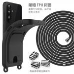 Carcasa cu Card Holder si Crossbody Lanyard compatibila cu Samsung Galaxy A37 5G, Negru 8 - lerato.ro