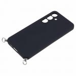 Carcasa cu Fiber Lining si Crossbody Lanyard compatibila cu Samsung Galaxy A17 5G / A17 4G, Negru 6 - lerato.ro