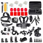 Kit 63 accesorii pentru diferite camere video sport, Negru 2 - lerato.ro