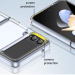 Carcasa Outer Space compatibila cu Samsung Galaxy Z Flip 3 5G Transparent 7 - lerato.ro