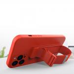 Carcasa Rope Case cu Lanyard Stand compatibila cu Samsung Galaxy S22 Plus, Roz 6 - lerato.ro