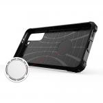 Carcasa Rugged Hybrid Armor compatibila cu Samsung Galaxy S21 Ultra Blue 4 - lerato.ro