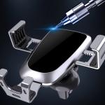 Suport auto universal Gravity YC08, Air Vent Mount, Argintiu 4 - lerato.ro