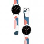 Curea silicon Moro V10 compatibila cu Samsung Galaxy Watch 42mm Multicolor 3 - lerato.ro