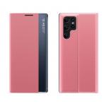 Husa Sleep Stand Case compatibila cu Samsung Galaxy S25 Ultra Pink 3 - lerato.ro
