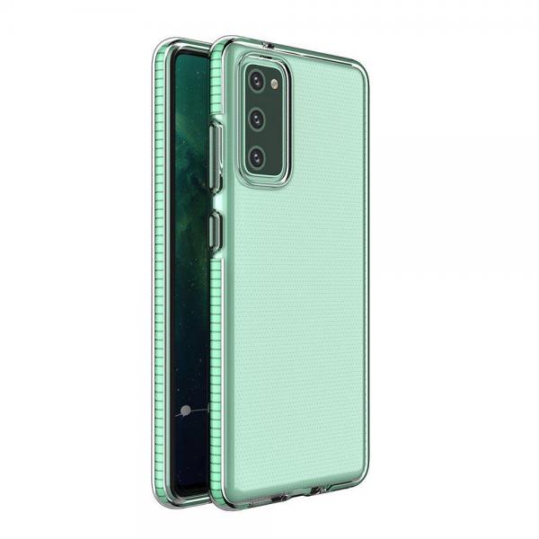 Carcasa Spring TPU Gel compatibila cu Samsung Galaxy A02s Verde