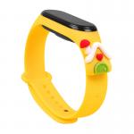 Curea Xmas House compatibila cu Xiaomi Mi Band 5/6, Galben 2 - lerato.ro