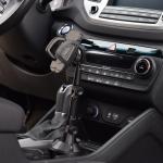 Suport auto Cup Holder compatibil cu dispozitive de pana la 6,7 inch, Plastic ABS, Negru 5 - lerato.ro