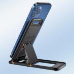 Suport universal tableta si telefon Foldable Stand, Ajustabil, Negru 7 - lerato.ro