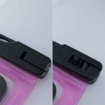 Husa waterproof universala pentru dispozitive 6.7 inch Roz 4 - lerato.ro