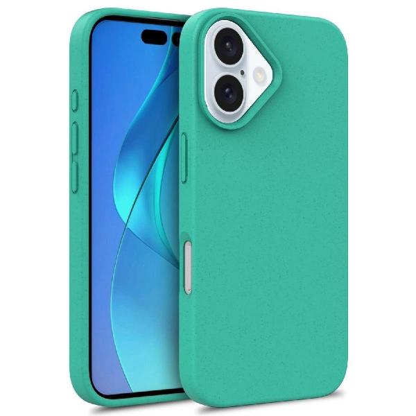 Carcasa biodegradabila Wheat MagSafe compatibila cu iPhone 16 Pro Max Mint