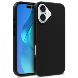 Carcasa biodegradabila Wheat MagSafe compatibila cu iPhone 16 Black