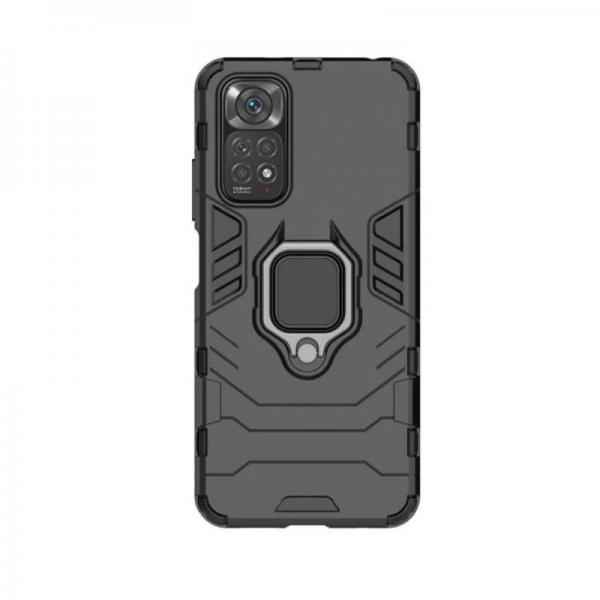 Carcasa Ring Armor compatibila cu Xiaomi Redmi Note 11/11S Black
