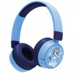 Casti audio wireless OTL Technologies Bluey, Drivere 40mm, Bluetooth	5.3, 500mAh, Jack 3.5mm / USB-C, Albastru 2 - lerato.ro