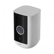 Camera de supraveghere Omajin, Interior/Exterior, Control vocal, 5MP, 2K, 9600 mAh, USB-C, IP65, Alb