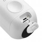 Camera de supraveghere Omajin, Interior/Exterior, Control vocal, 5MP, 2K, 9600 mAh, USB-C, IP65, Alb 6 - lerato.ro