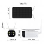 Camera de supraveghere cu panou solar Omajin, Exterior, IP55, USB-C, WiFi, Alb 4 - lerato.ro