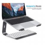 Stand universal laptop Omoton L2, aluminiu, compatibil cu laptopurile de 10-16 inch, Negru