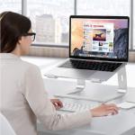 Stand universal laptop Omoton L2, aluminiu, compatibil cu laptopurile de 10-16 inch, Silver