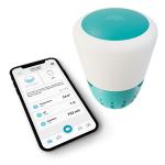 Senzor smart pentru piscina Ondilo ICO Pool V2 Essential, Kit calibrare inclus, Masoara nivel pH, temperatura si ORP, WiFi, Bluetooth, Alb / Verde 5 - lerato.ro