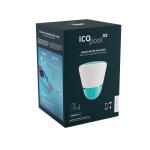 Senzor smart pentru piscina Ondilo ICO Pool V2 Essential, Kit calibrare inclus, Masoara nivel pH, temperatura si ORP, WiFi, Bluetooth, Alb / Verde 3 - lerato.ro