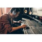Casti DJ OneOdio Pro30, Cablu audio 6.35 la 3.5 mm inclus, Argintiu/Maro