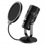 Microfon profesional OneOdio FM1, Compatibil cu multe dispozitive precum PS4/PS5, laptopuri si computere, Negru 2 - lerato.ro
