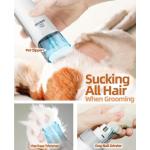 Aparat multifunctional pentru ingrijirea parului animalelor de companie Oneisall LM2, Capacitate 1.5L, functii de perie, aparat de tuns, aspirator, Alb 12 - lerato.ro