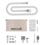 Aparat multifunctional pentru ingrijirea parului animalelor de companie Oneisall LM2, Capacitate 1.5L, functii de perie, aparat de tuns, aspirator, Alb 4 - lerato.ro