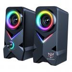 Boxe gaming ONIKUMA L2, Bluetooth, USB, 2x 5W RMS, RGB, Lungime cablu 1.4m, Negru 2 - lerato.ro
