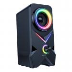 Boxe gaming ONIKUMA L2, Bluetooth, USB, 2x 5W RMS, RGB, Lungime cablu 1.4m, Negru 4 - lerato.ro