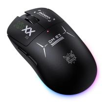 Gaming si Accesorii IT, Mouse gaming wireless ONIKUMA DM03, 24000 DPI, 5 Butoane, 500mAh, Wireless / USB-C, Iluminare RGB, Negru, lerato.ro