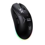Mouse gaming wireless ONIKUMA DM03, 24000 DPI, 5 Butoane, 500mAh, Wireless / USB-C, Iluminare RGB, Negru 7 - lerato.ro