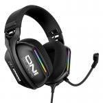 Casti gaming ONIKUMA X12, Cu fir, Drivere 40mm, Jack 3.5 mm / USB, RGB, Lungime cablu 2.2m, Negru 3 - lerato.ro
