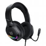 Casti gaming ONIKUMA X31, Cu fir, Drivere 50mm, Jack 3.5 mm / USB, RGB, Lungime cablu 2.2m, Negru 3 - lerato.ro