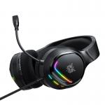 Casti gaming ONIKUMA X31, Cu fir, Drivere 50mm, Jack 3.5 mm / USB, RGB, Lungime cablu 2.2m, Negru 4 - lerato.ro