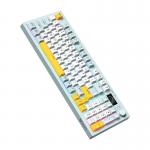 Tastatura gaming ONIKUMA G80, Conexiune USB-C, Wireless, Bluetooth 5.0, RGB, 393 × 114 × 35 mm, Baby Blue 5 - lerato.ro