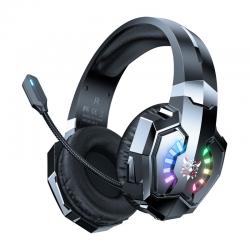 Casti gaming ONIKUMA B15, Microfon, Bluetooth 5.4, Driver 50mm, Autonomie 20h, Iluminare RGB, Negru