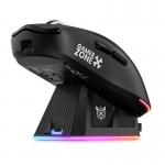 Mouse gaming wireless ONIKUMA DM07, 24000 DPI, 500mAh, 2.4G, USB-C, RGB, Negru 4 - lerato.ro