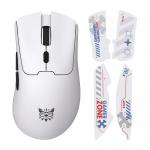 Mouse gaming wireless ONIKUMA DM01, 12800 DPI, 4 Butoane, 500mAh, Wireless, Bluetooth, USB-C, Alb 3 - lerato.ro