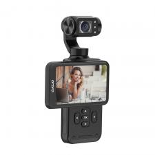 Camere video, Camera video cu gimbal pentru vlogging Ordro Pocket M5, 3 axe, 5K / 30FPS, 4K / 60FPS, 1450mAh, USB-C, HDMI, Jack 3.5mm, Night Vision, SLow motion, Diferite moduri de stabilizare, Negru, lerato.ro