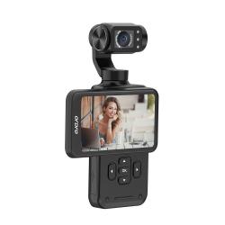 Camera video cu gimbal pentru vlogging Ordro Pocket M5, 3 axe, 5K / 30FPS, 4K / 60FPS, 1450mAh, USB-C, HDMI, Jack 3.5mm, Night Vision, SLow motion, Diferite moduri de stabilizare, Negru