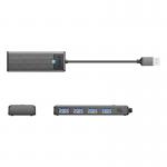 Adaptor HUB 4-in-1 Orico PAPW4A-U3-015-BK-EP, USB - 4x USB 3.0, Negru 3 - lerato.ro