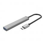 Docking Hub Orico AH-13, USB-C la 1x USB-A 3.0 / 3x USB-A 2.0, Viteza transfer 5 Gbps, Gri 3 - lerato.ro