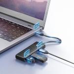 Docking Hub PAPW2AC-C3, USB-C la 2x USB-A 3.0 / 1x USB-C / 1x USB-C PD 100W, Viteza transfer 5 Gbps, Negru 7 - lerato.ro
